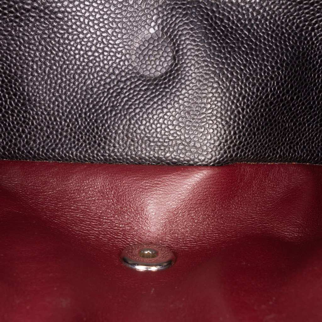 Chanel Jumbo Classic Caviar Double Flap - Side view