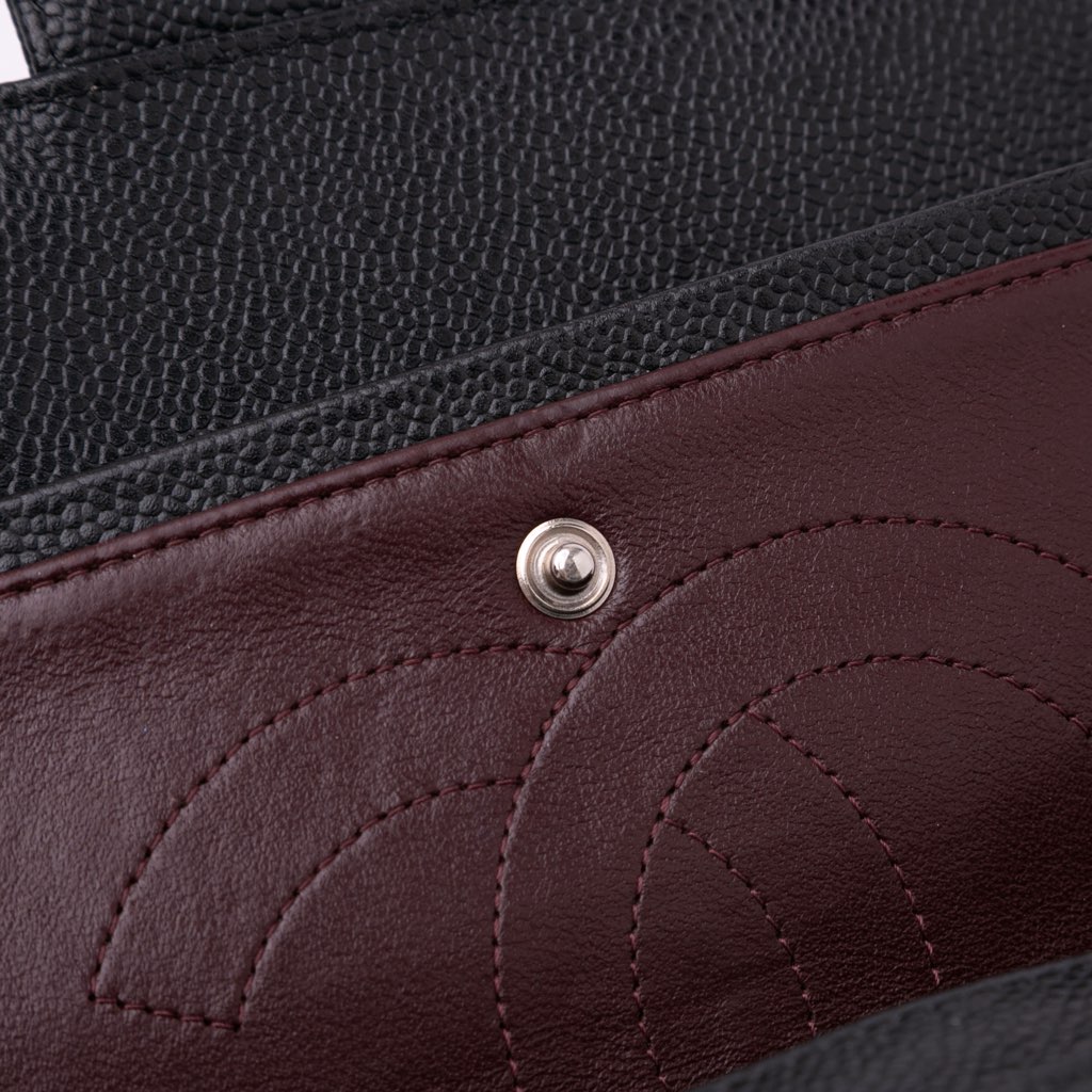Chanel Jumbo Classic Caviar Double Flap - Image 11
