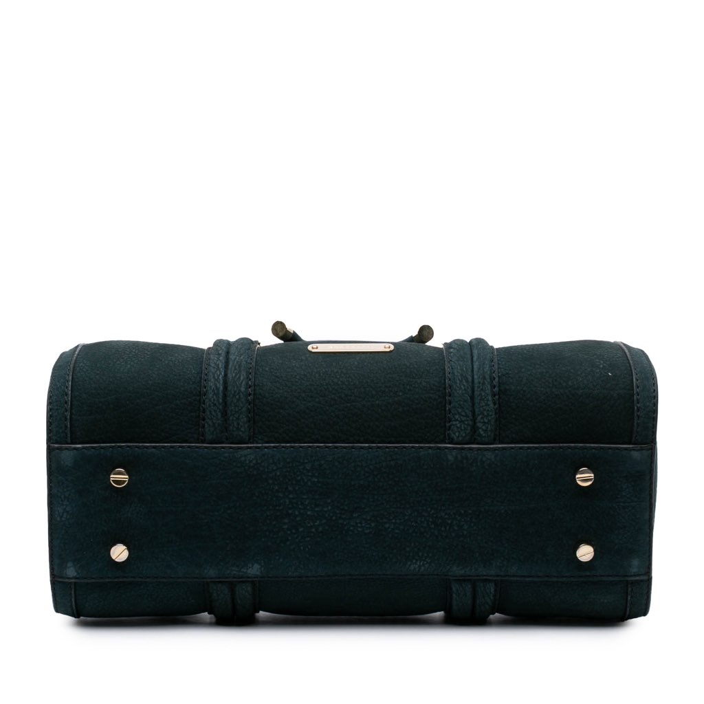 Burberry Nubuck Bow Barrel Top Handle Bag - 3