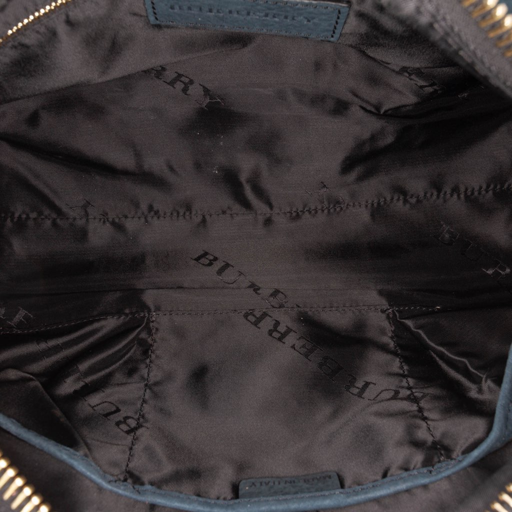 Burberry Nubuck Bow Barrel Top Handle Bag - 4