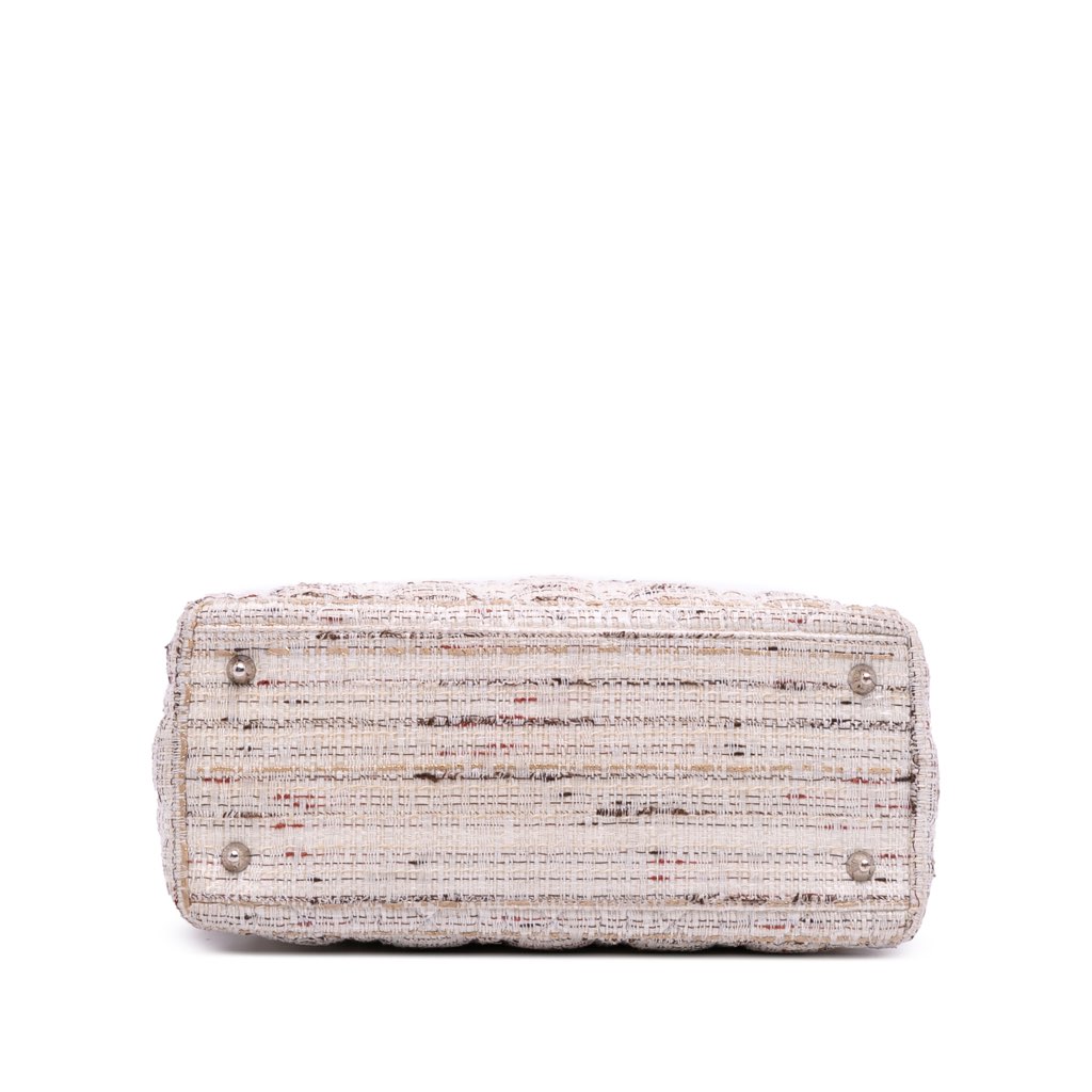 Dior Medium Tweed Cannage Lady Dior - Image 6