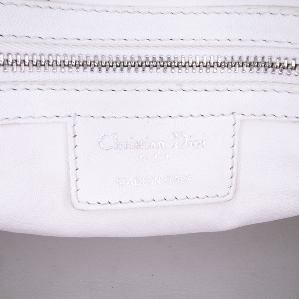 Dior Medium Tweed Cannage Lady Dior - Side view