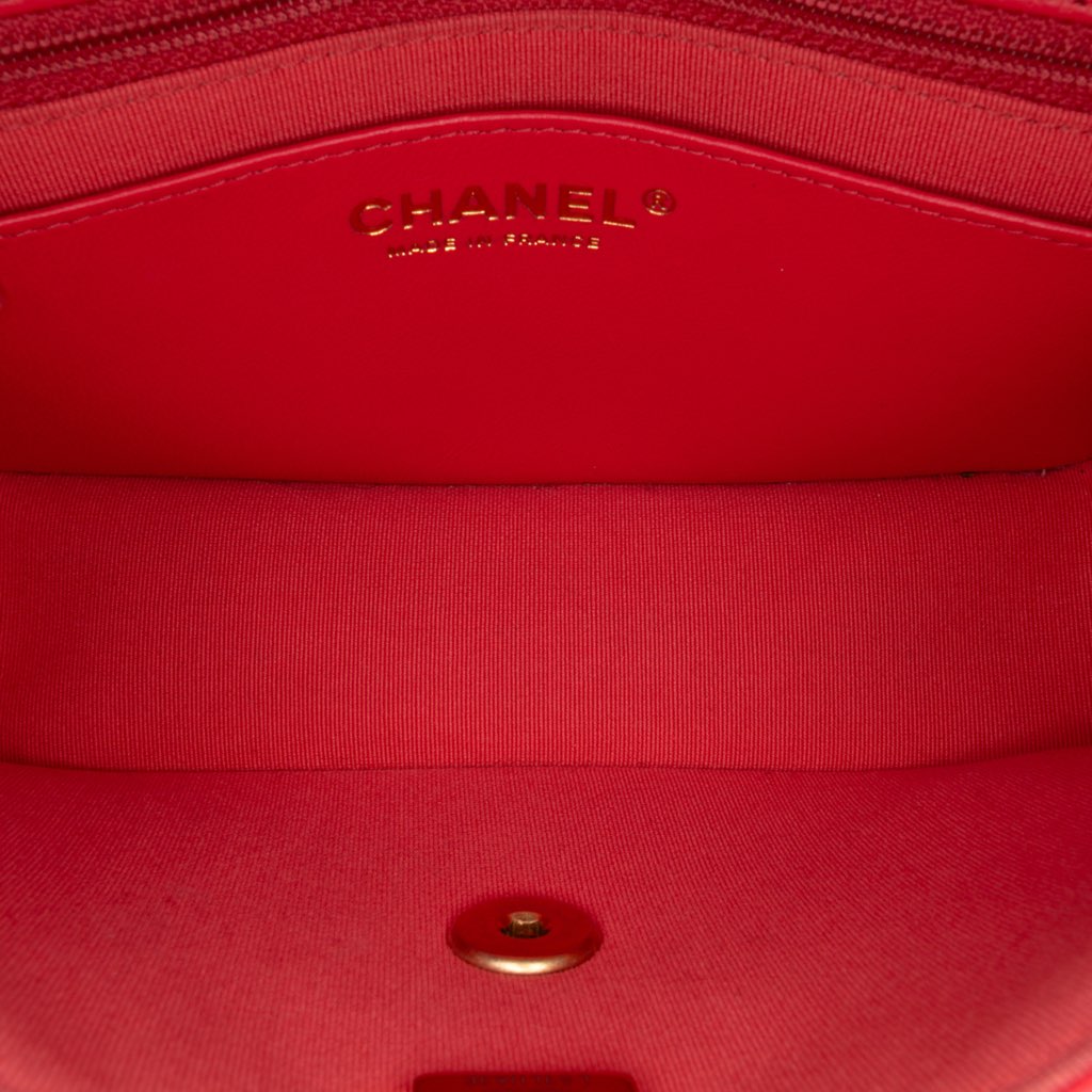 Chanel Mini Square Classic Lambskin Casino Royale Charms Single Flap - 4