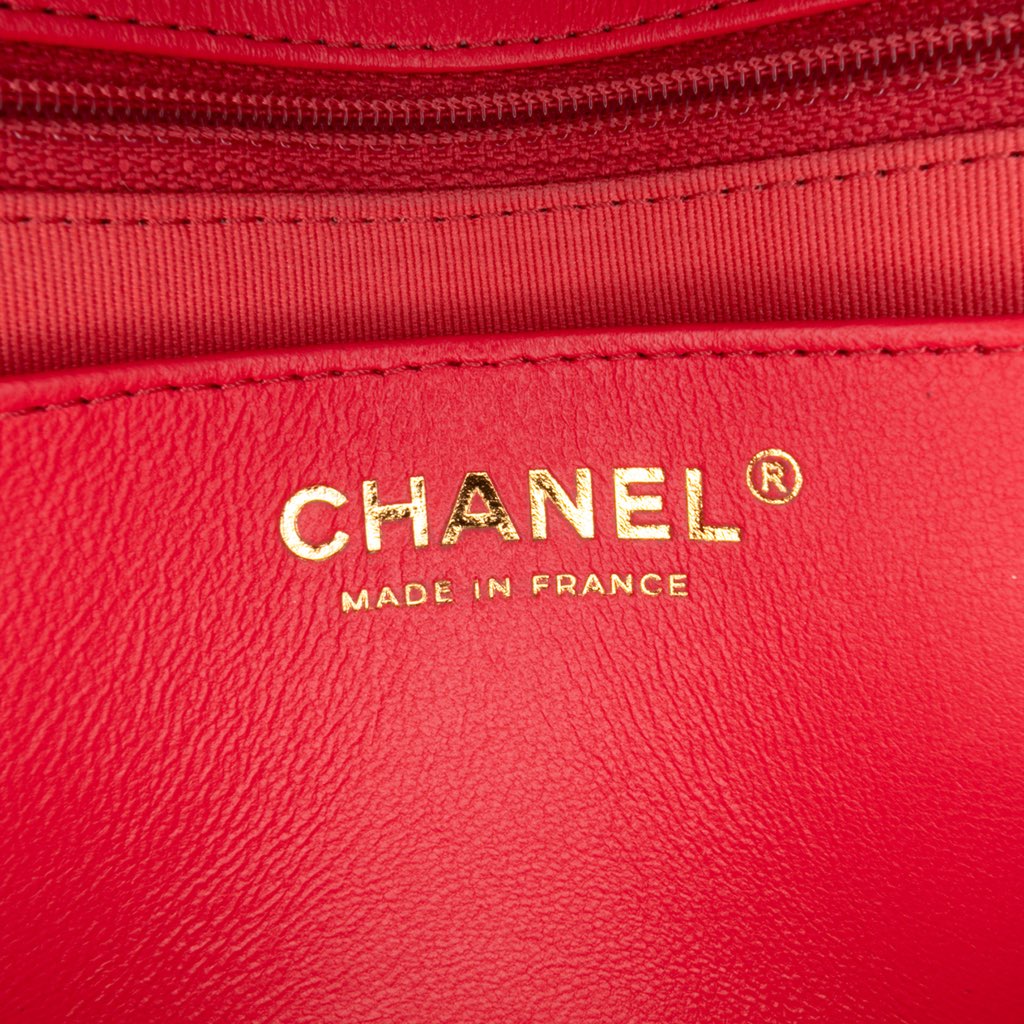 Chanel Mini Square Classic Lambskin Casino Royale Charms Single Flap - 5