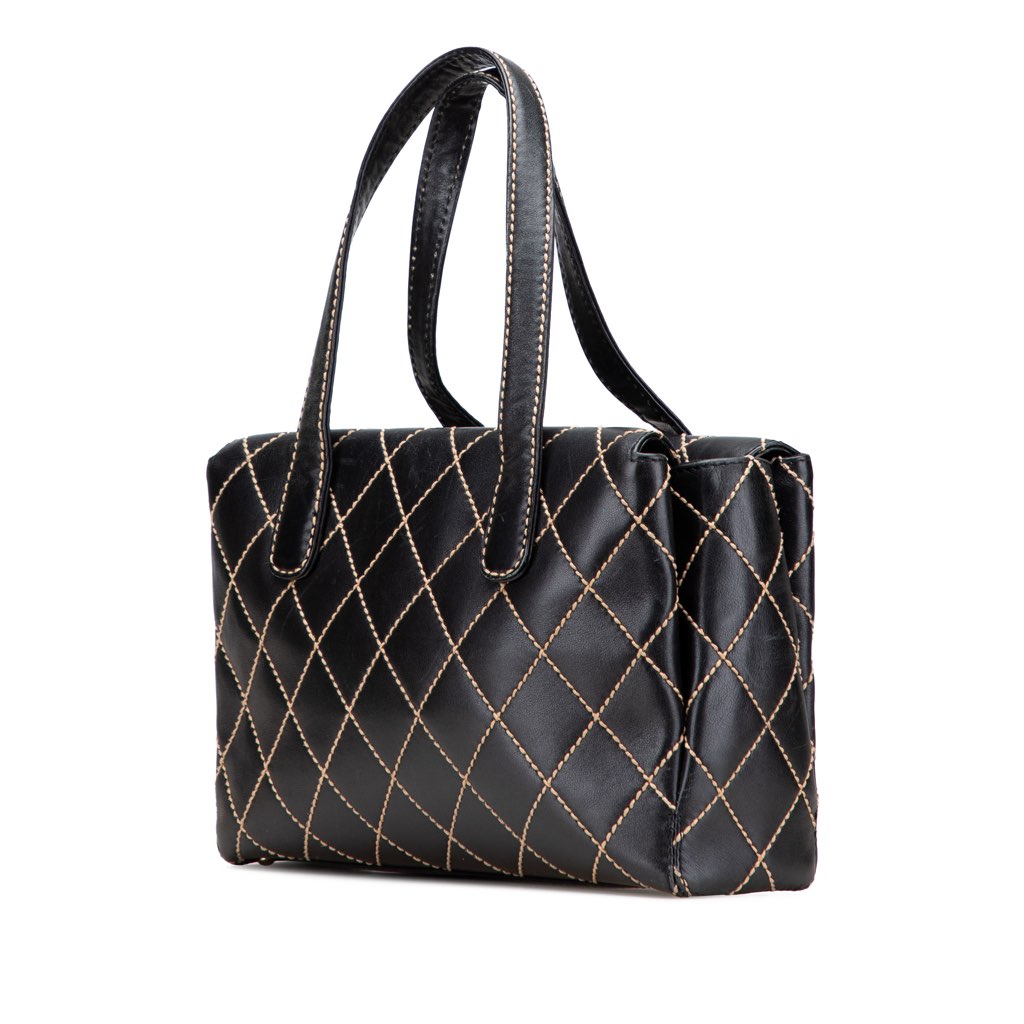 Chanel Medium CC Calfskin Wild Stitch Tote - 2