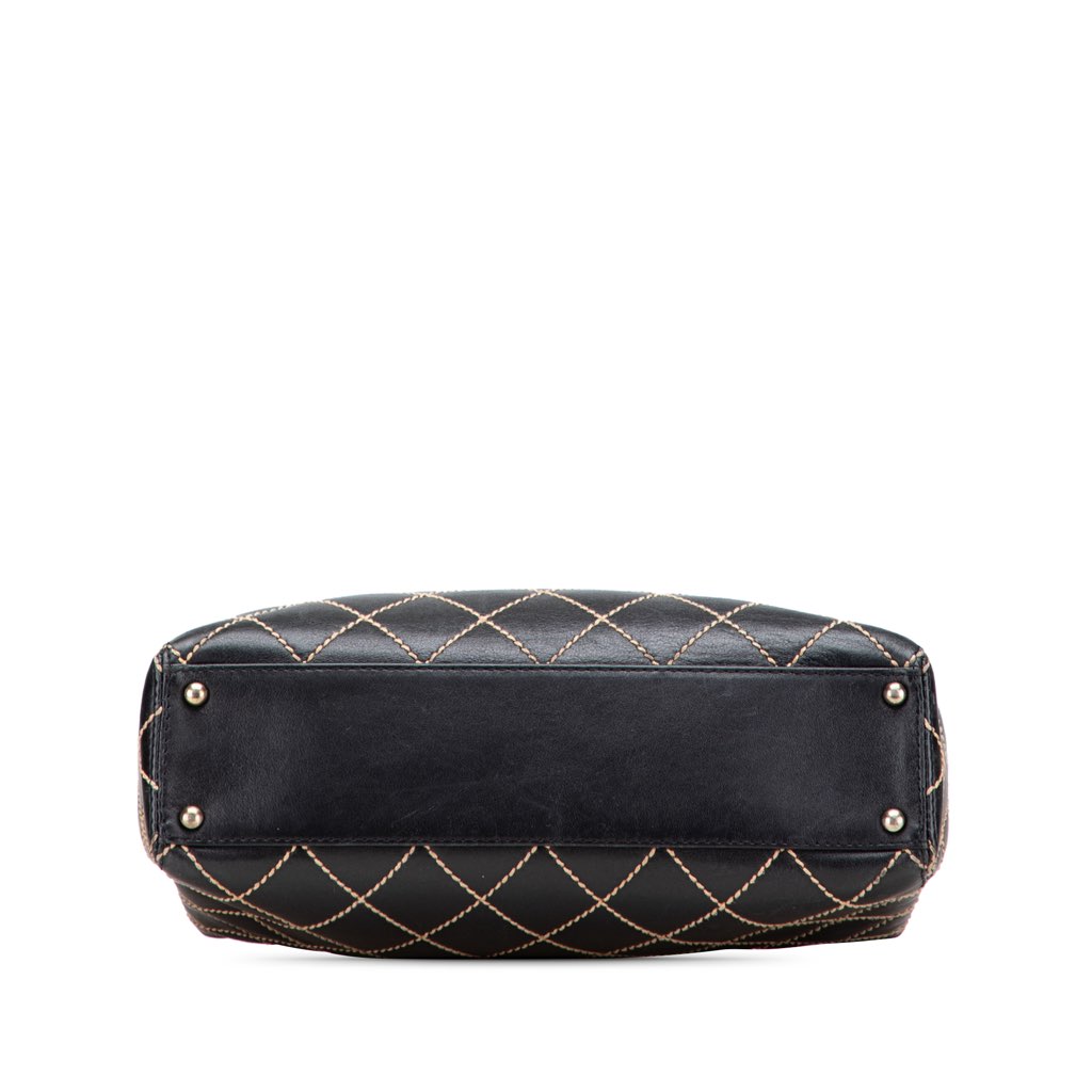 Chanel Medium CC Calfskin Wild Stitch Tote - 3