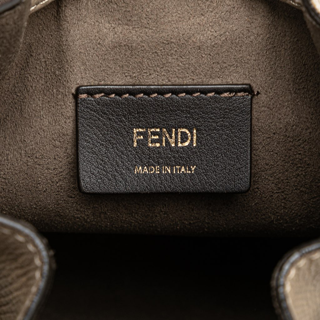 Fendi Mini Leather Mon Tresor Bucket Bag - 5