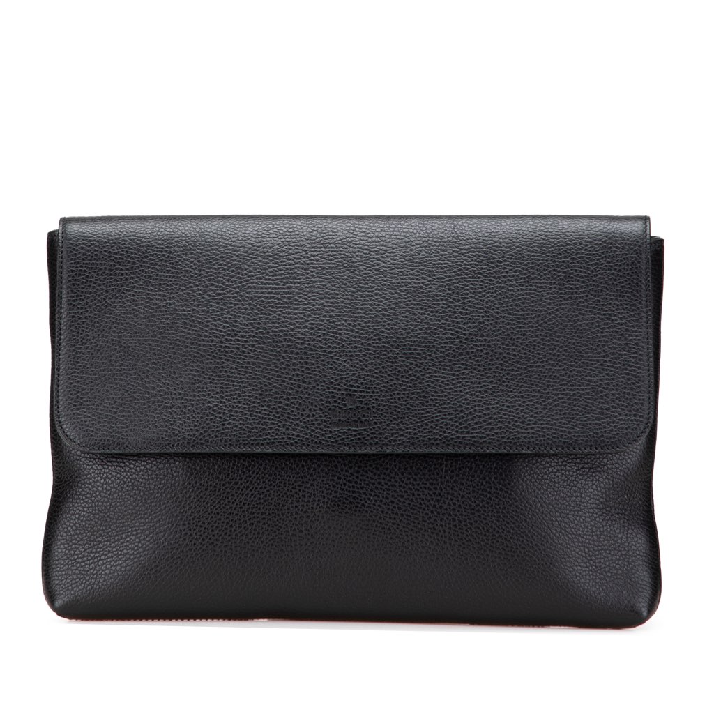 Gucci Pebbled Calfskin Portfolio Clutch