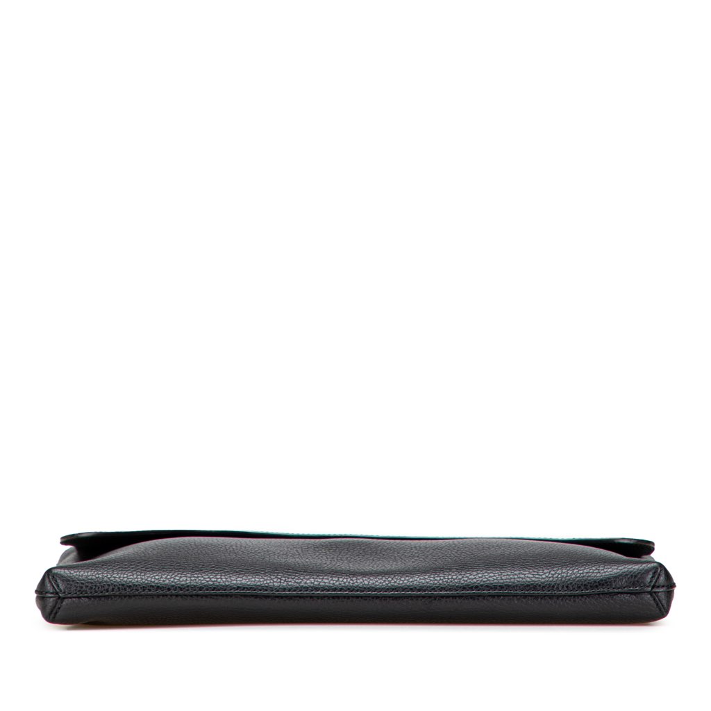 Gucci Pebbled Calfskin Portfolio Clutch - Image 6