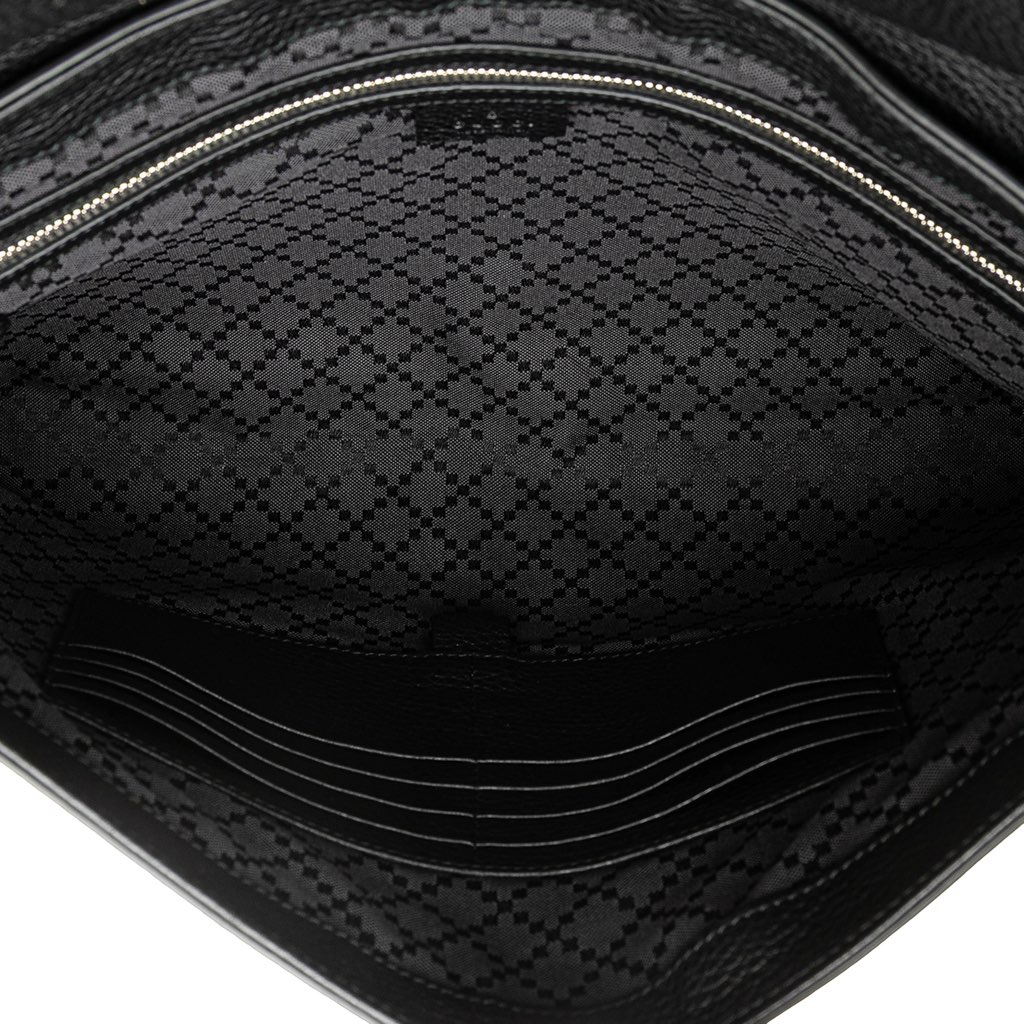 Gucci Pebbled Calfskin Portfolio Clutch - 4