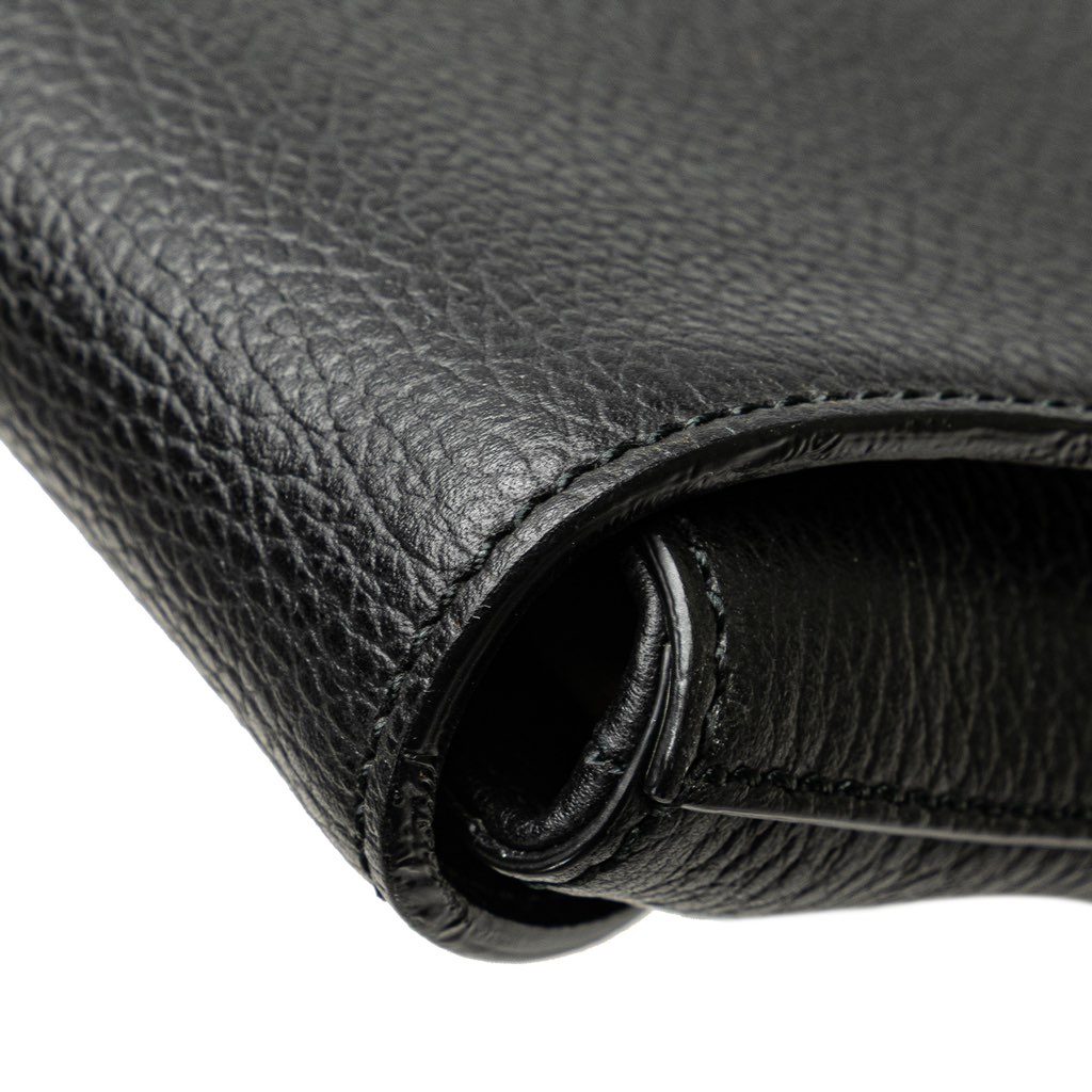 Gucci Pebbled Calfskin Portfolio Clutch - Image 12