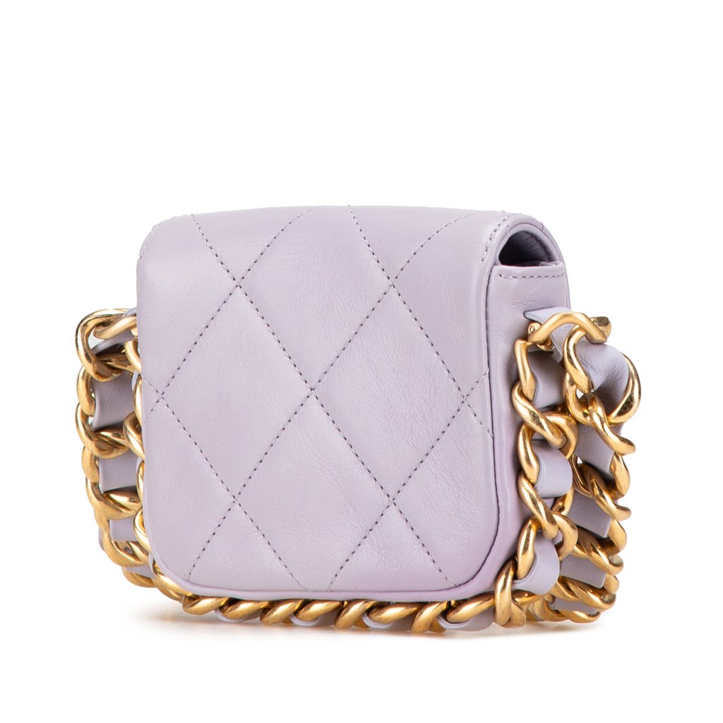 Chanel Mini Quilted Calfskin Framing Chain Flap - 2
