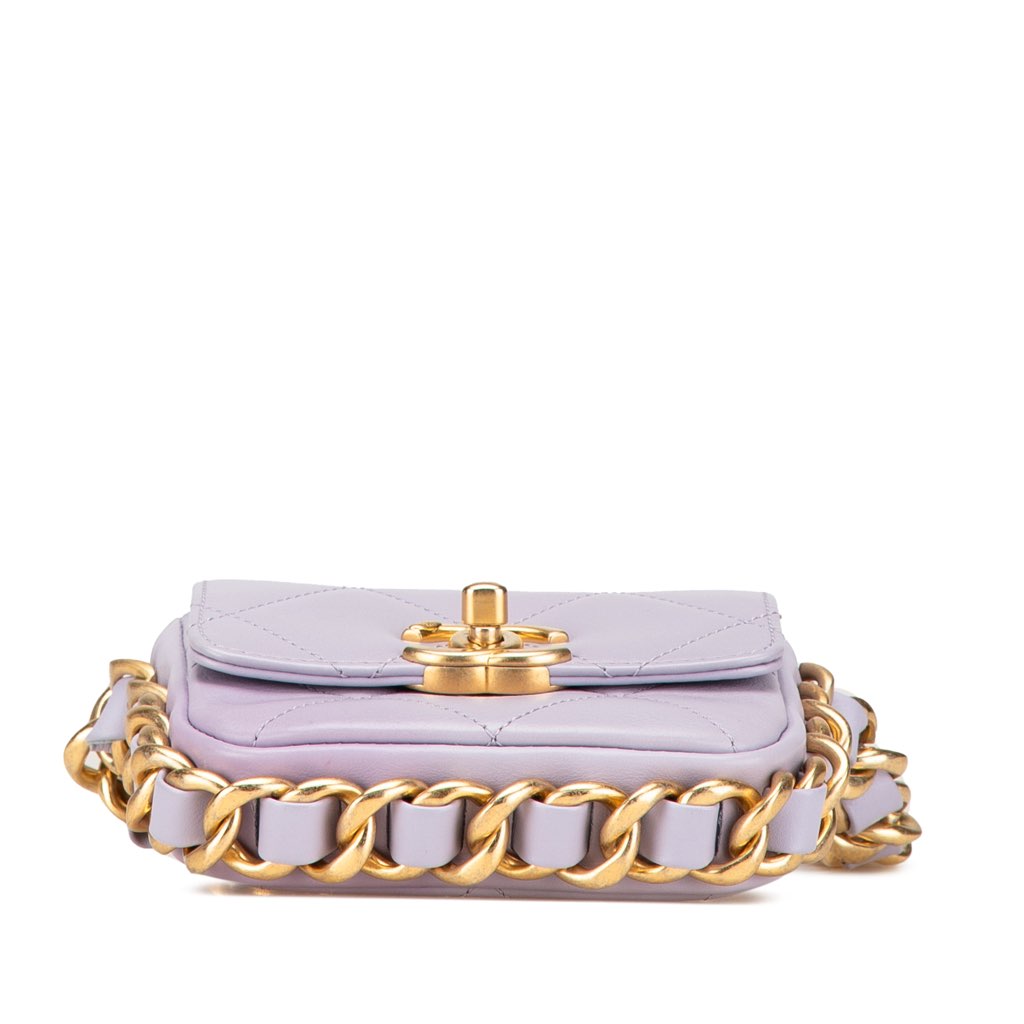Chanel Mini Quilted Calfskin Framing Chain Flap - 3