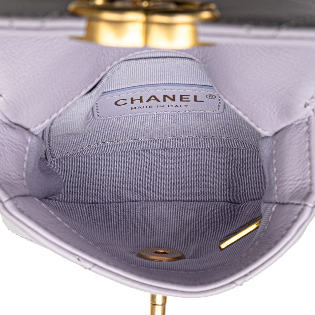 Chanel Mini Quilted Calfskin Framing Chain Flap - 5
