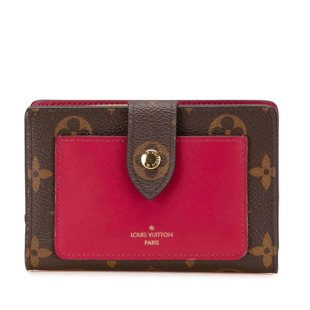 Louis Vuitton Monogram Juliette Wallet Brown Canvas Good - Front View