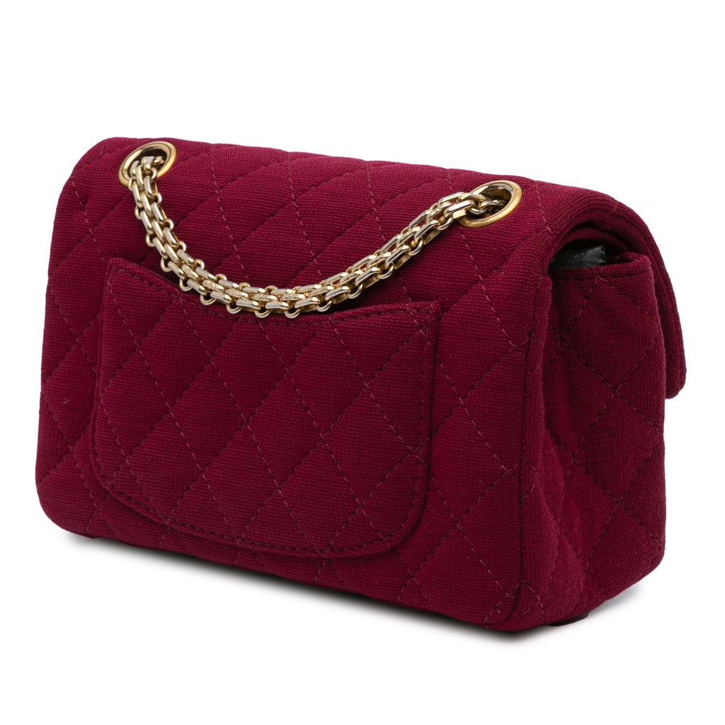 Chanel 2.55 Reissue Mini Quilted Jersey Double Flap - 2