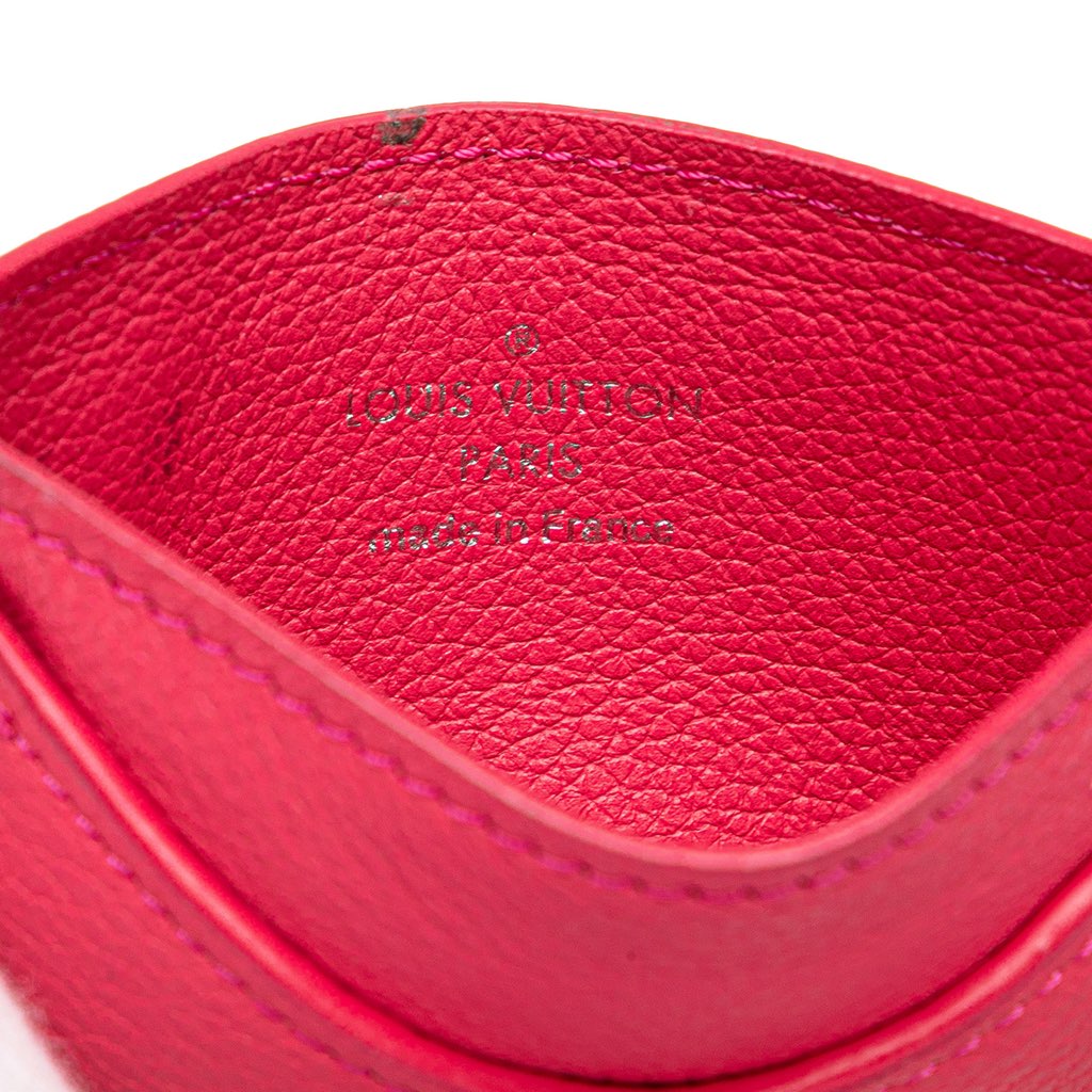 Louis Vuitton LockMe Card Holder - Side view