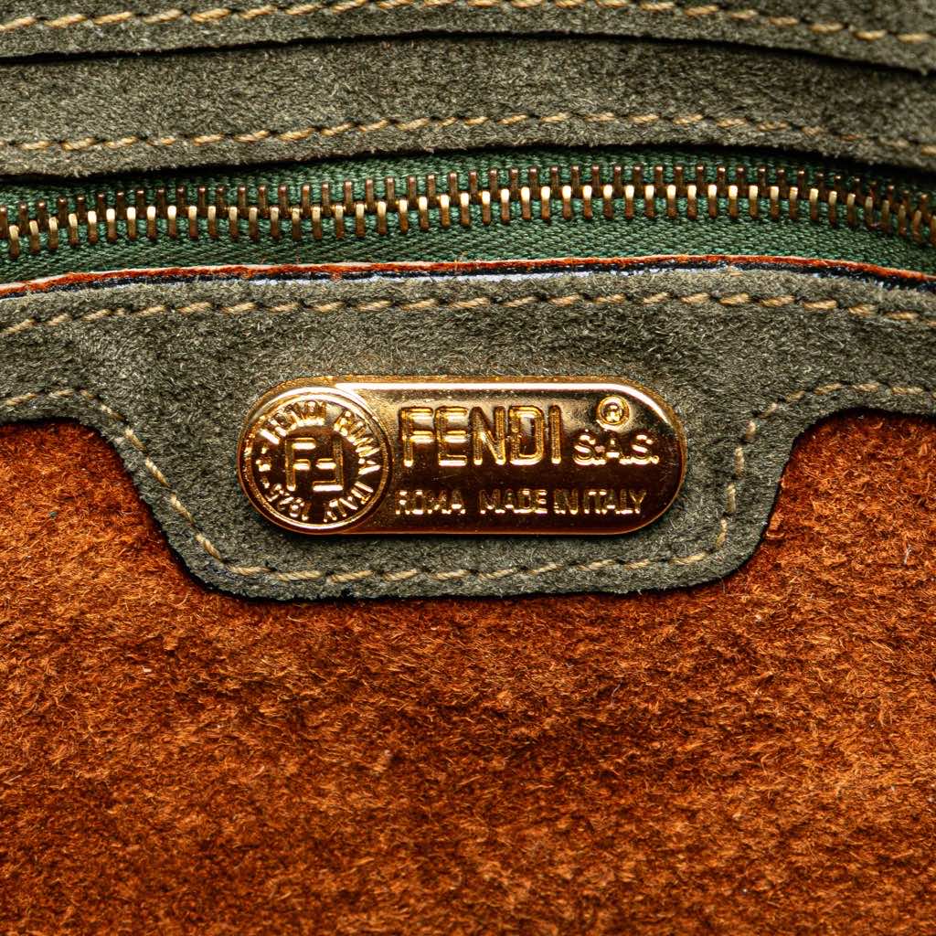 Fendi Zucca Suede Messenger Bag - 5
