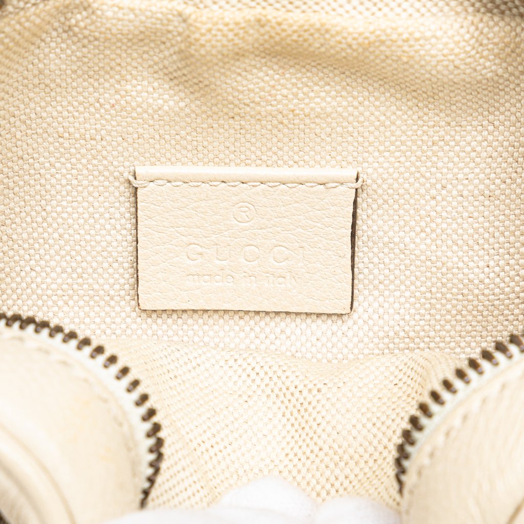 Gucci Mini Grained Leather Logo Crossbody - Side view