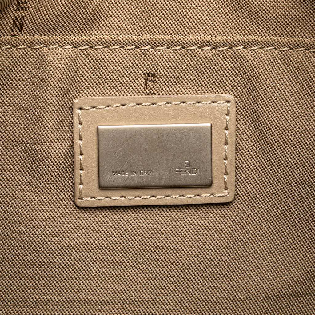 Fendi Zucchino Canvas Pochette - Side view