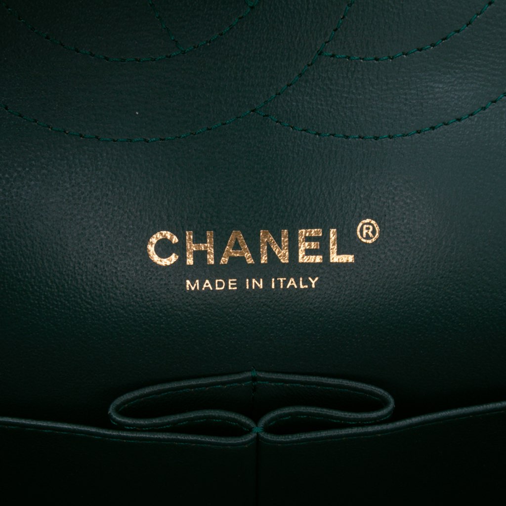 Chanel Jumbo Classic Chevron Lambskin Double Flap - Side view