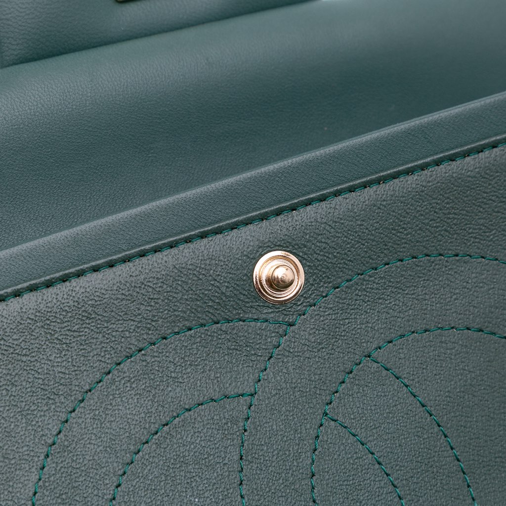 Chanel Jumbo Classic Chevron Lambskin Double Flap - Image 11