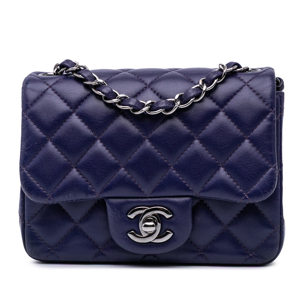Chanel Mini Square Classic Lambskin Single Flap