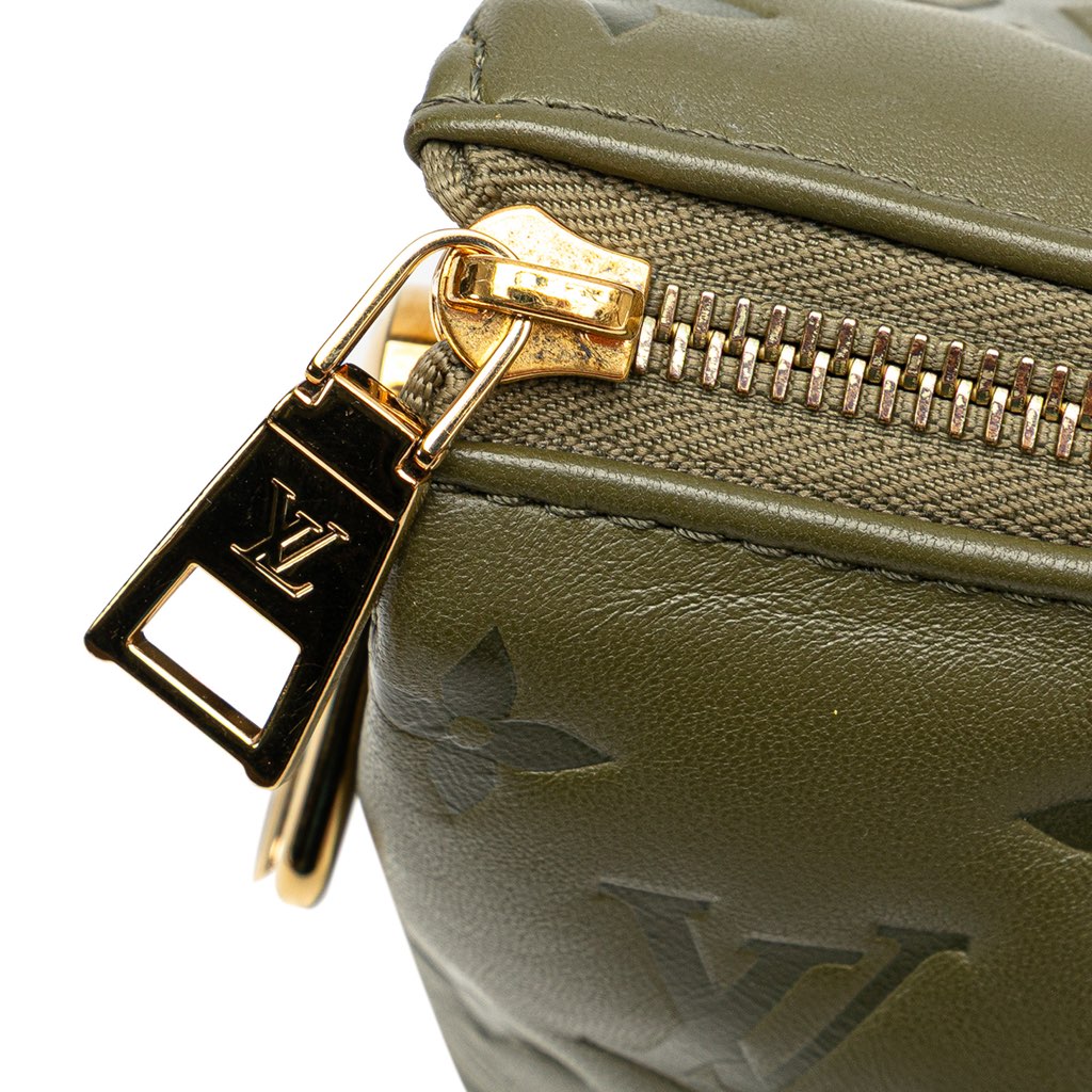 Louis Vuitton Monogram Embossed Puffy Lambskin Coussin MM - Image 10