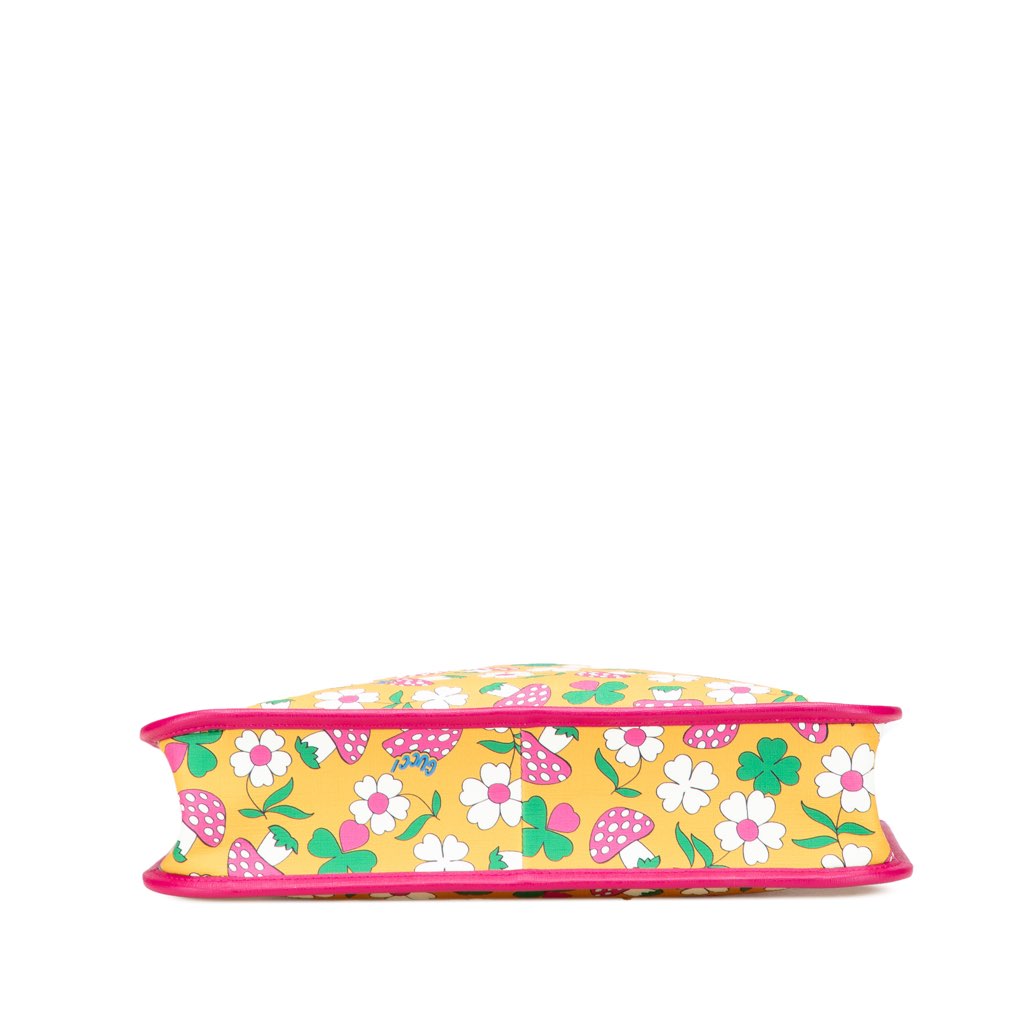 Gucci Childrens Canvas Flower and Mushroom Tote - 3