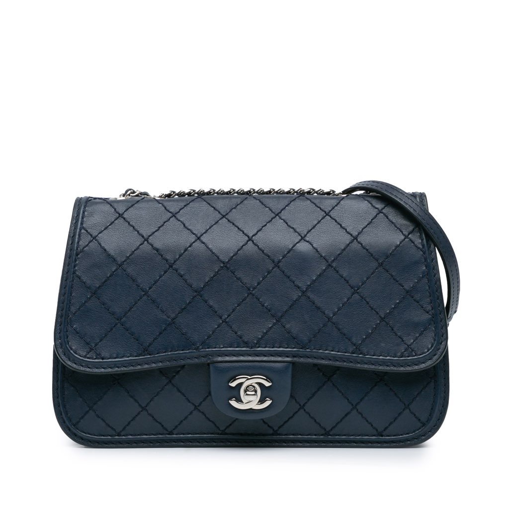 Chanel Medium Stitched Calfskin Citizen Flap