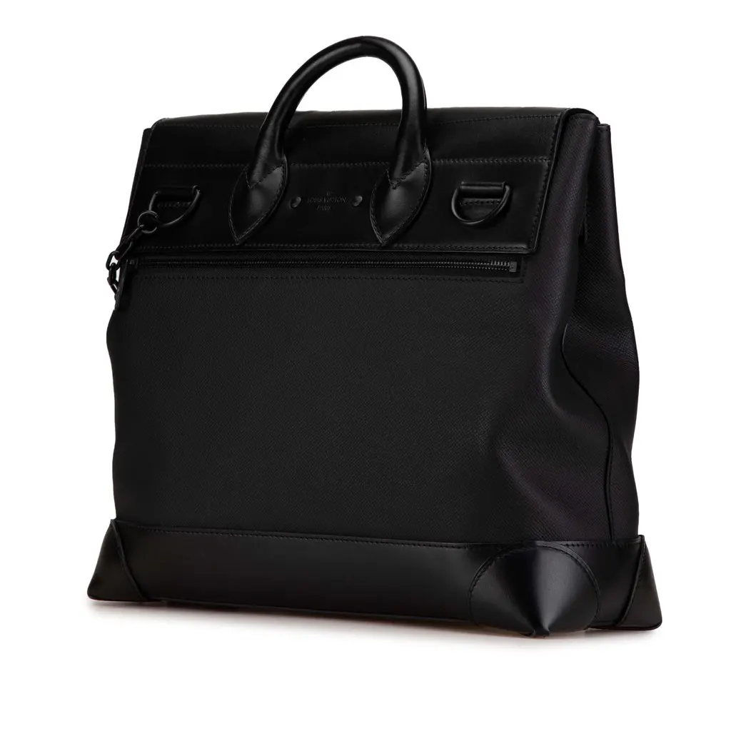Louis Vuitton Taiga Rainbow Steamer PM Black Leather Never worn - Back View
