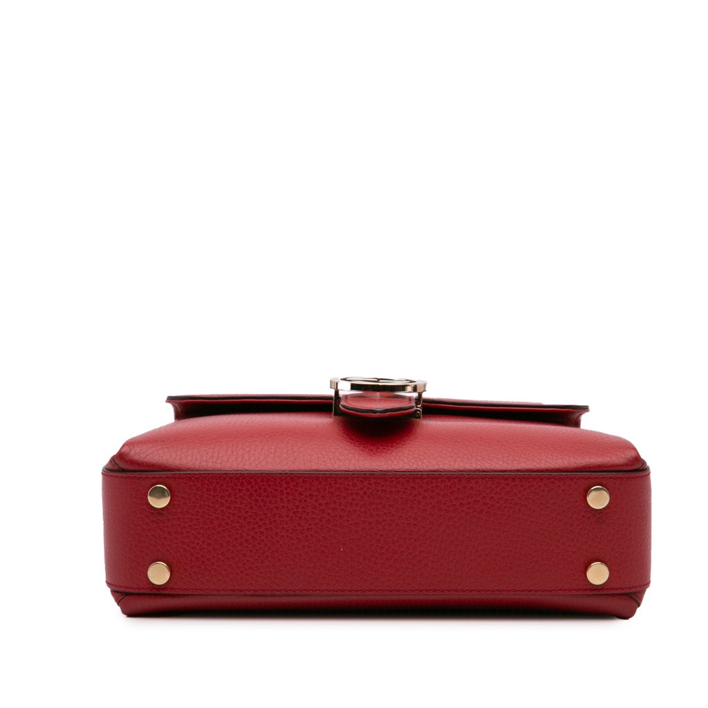 Gucci Small Dollar Calf Interlocking G Satchel - 3
