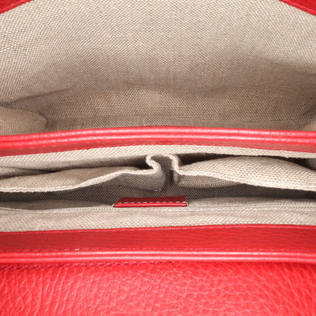 Gucci Small Dollar Calf Interlocking G Satchel - 4