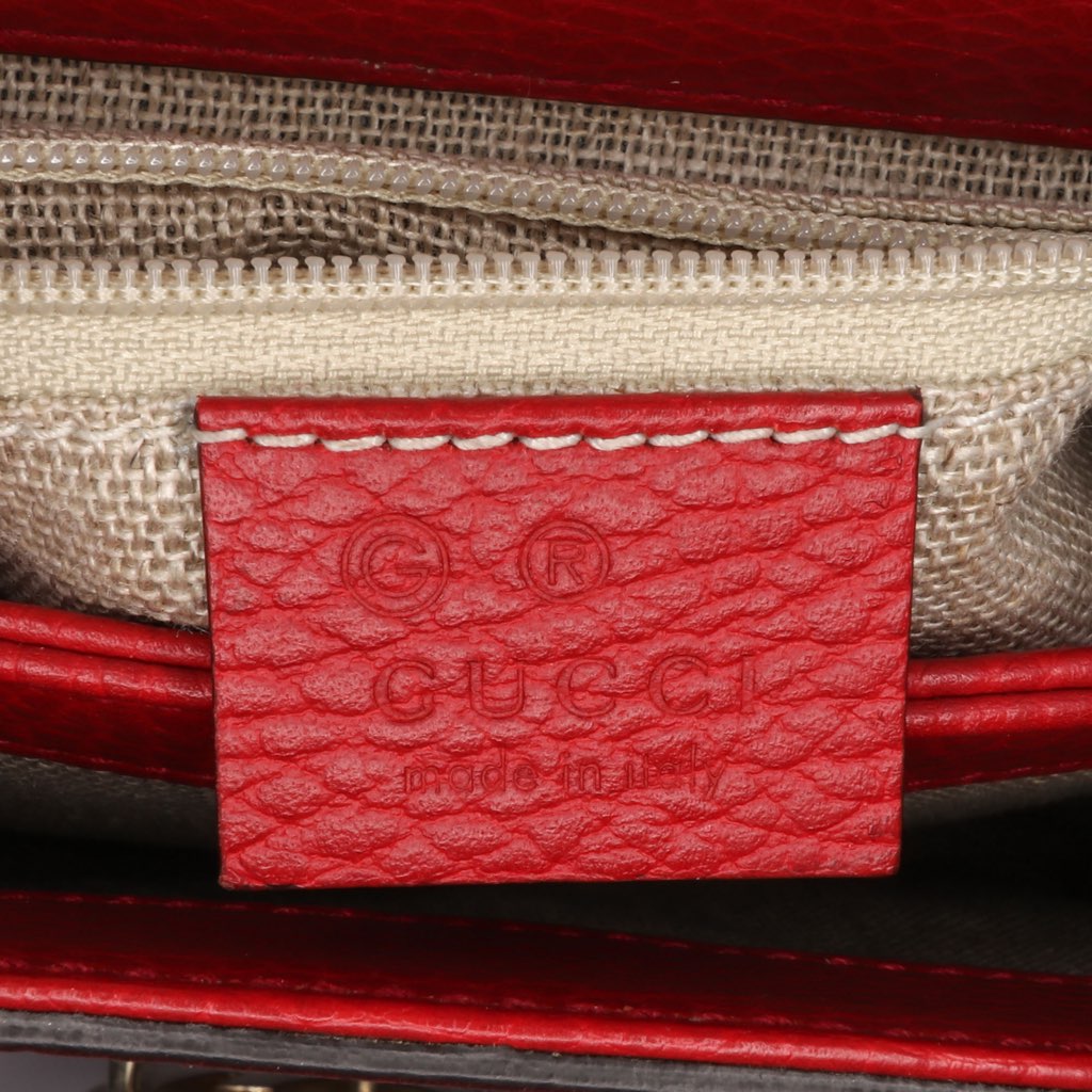 Gucci Small Dollar Calf Interlocking G Satchel - 5