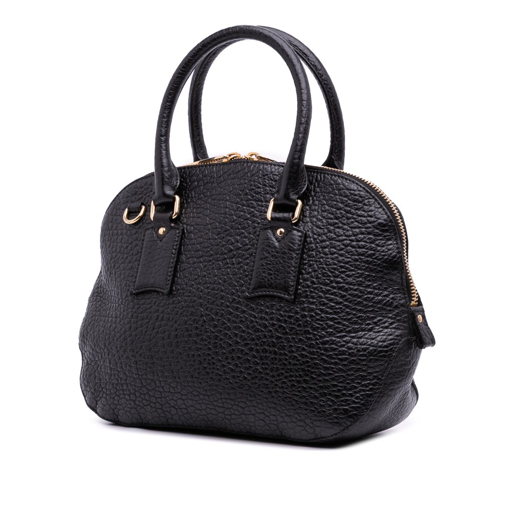 Burberry Small Grained Calfskin Heritage Orchard Bowling Bag - 2