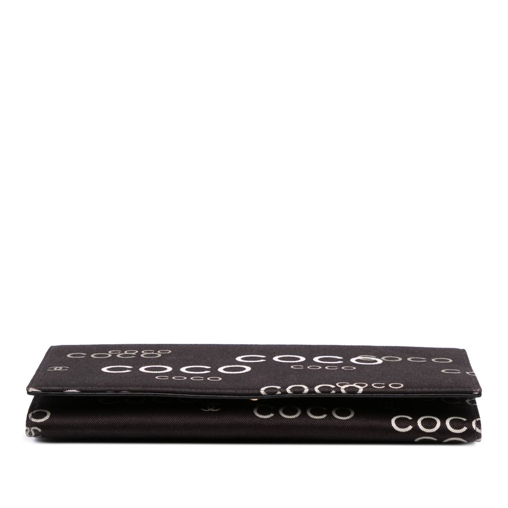 Chanel Denim Coco Flap Wallet - Image 6