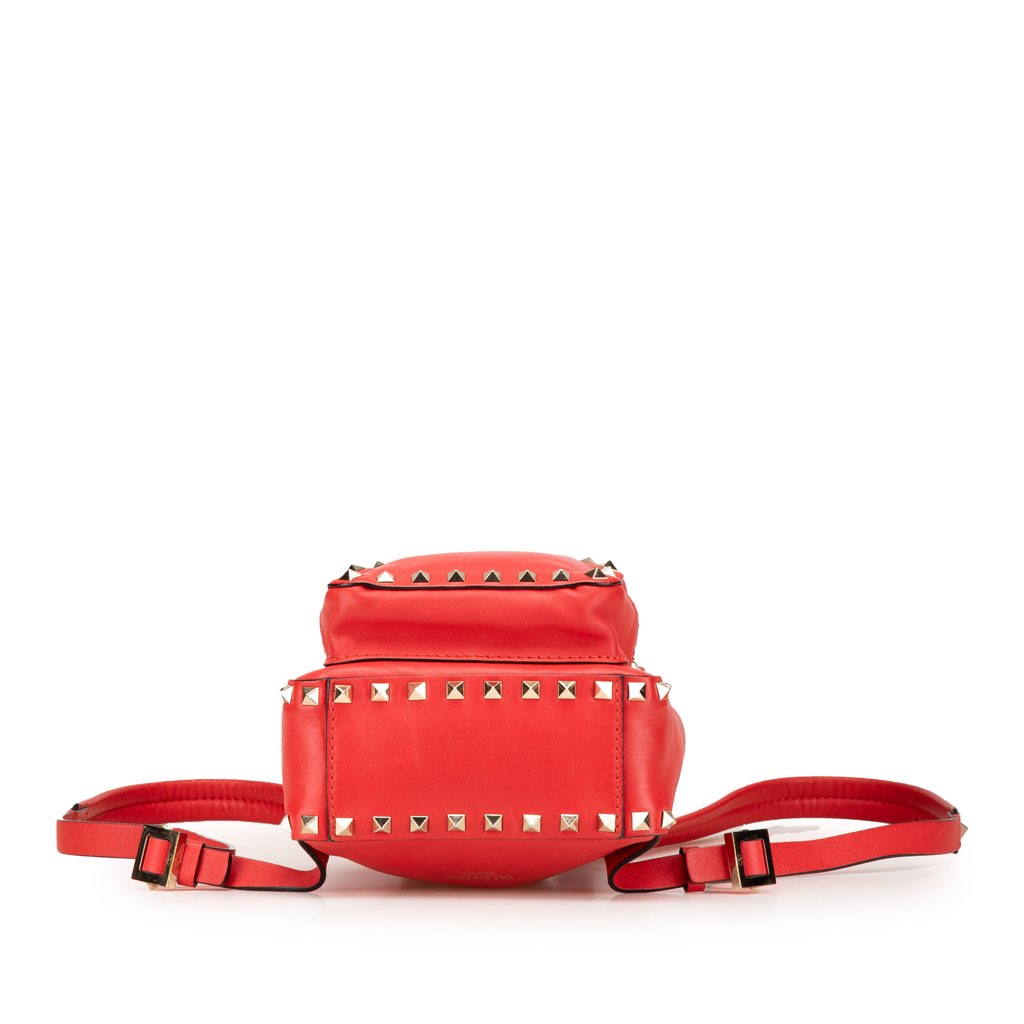 Valentino Mini Calfskin Rockstud Backpack - 3