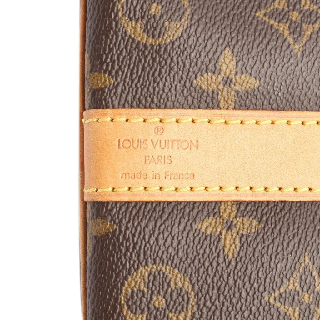 Louis Vuitton Monogram Keepall Bandouliere 50 Brown Canvas Good - Box View