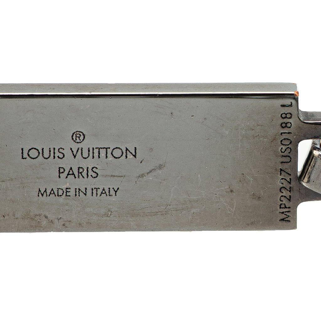 Louis Vuitton Brass and Enamel Damier Colors Chain Bracelet - 5