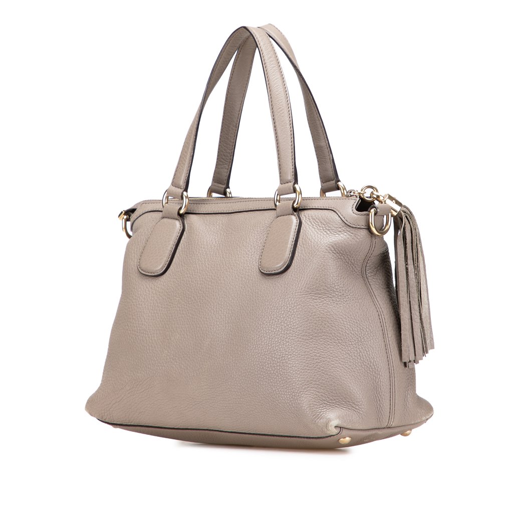 Gucci Small Leather Soho Working Satchel - 2