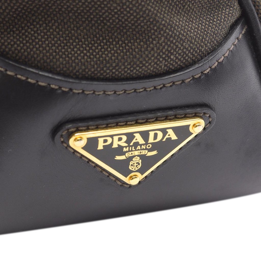 Prada Canvas Canapa Logo Satchel - 5