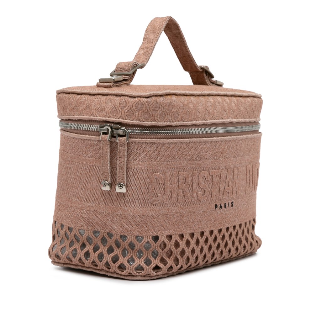 Dior Mesh Embroidered Diortravel Vanity Case - 2