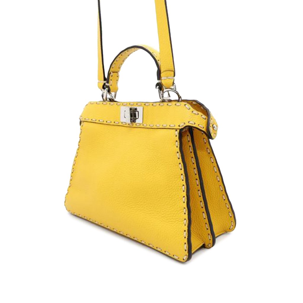 Fendi Small Calfskin Selleria Peekaboo ISeeU Satchel - 2