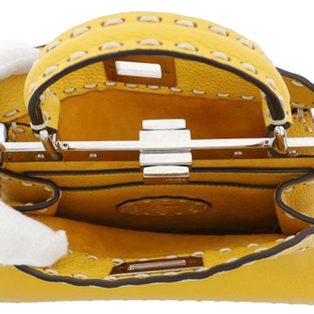 Fendi Small Calfskin Selleria Peekaboo ISeeU Satchel - 4