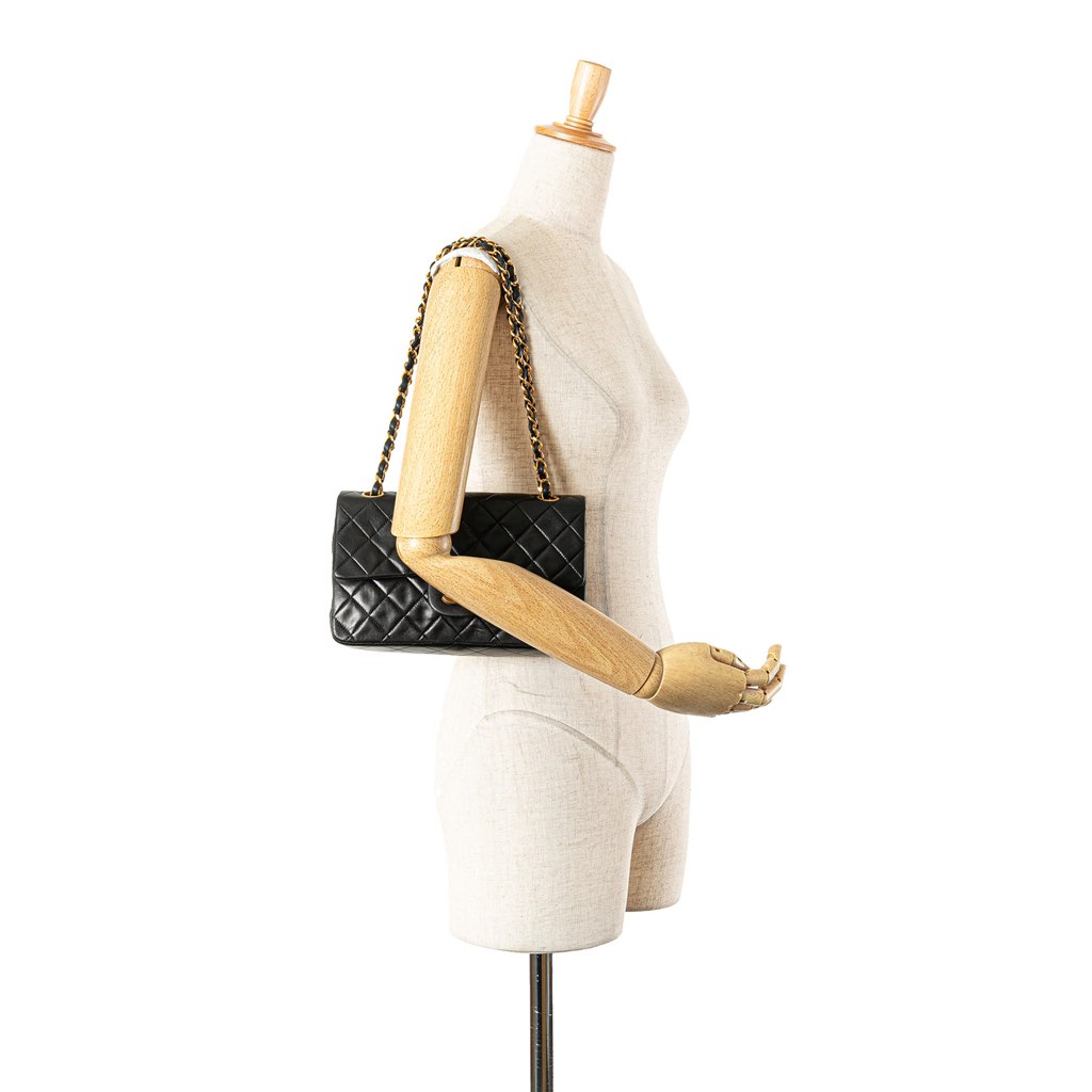 Chanel Small Classic Lambskin Double Flap - Image 15