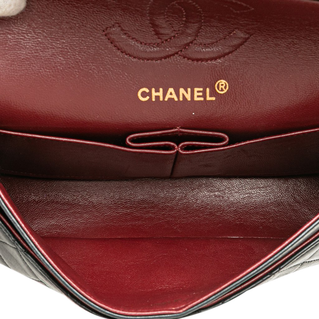 Chanel Small Classic Lambskin Double Flap - 4