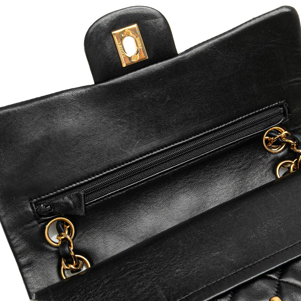 Chanel Small Classic Lambskin Double Flap - Image 11