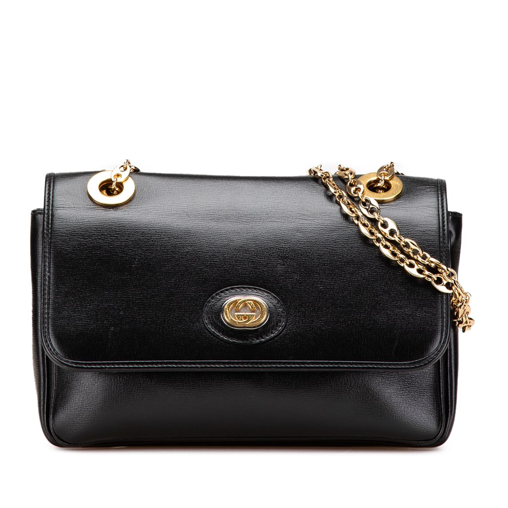 Gucci Small Leather Marina Chain Shoulder Bag