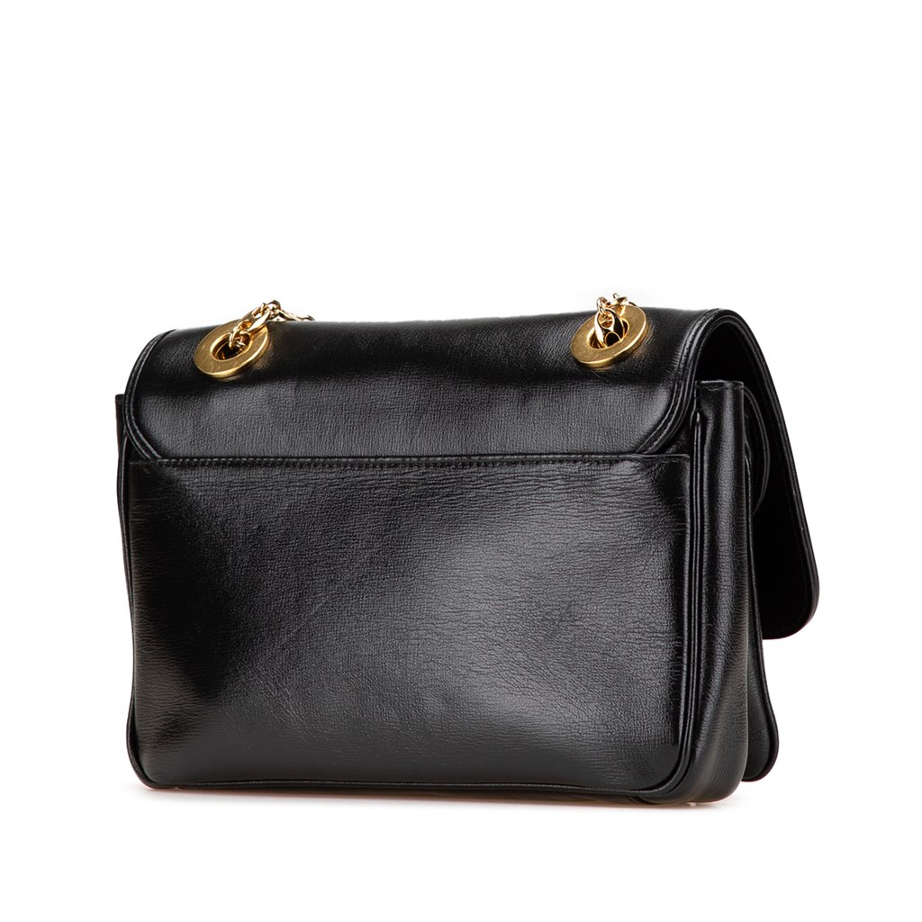 Gucci Small Leather Marina Chain Shoulder Bag - Back view