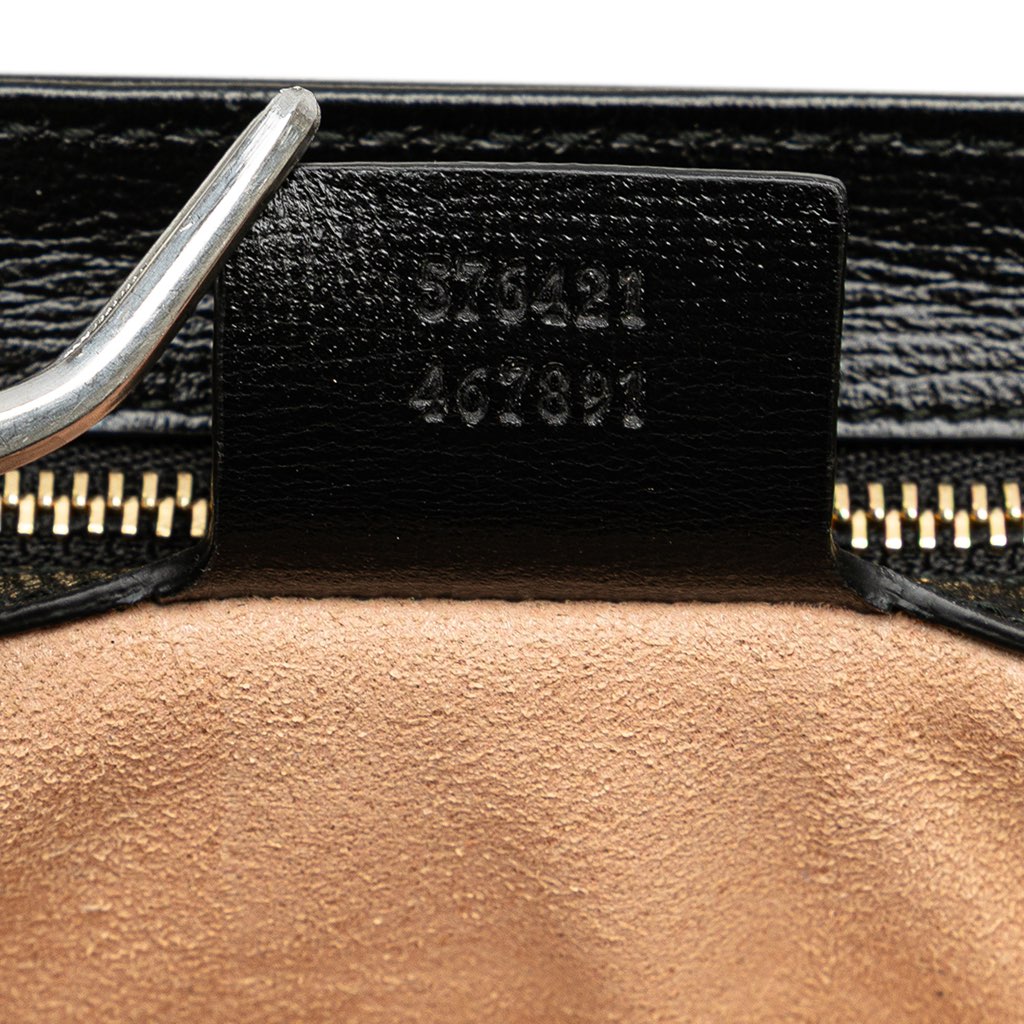 Gucci Small Leather Marina Chain Shoulder Bag - Detail 1